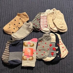 Assorted Colorful Socks Set
